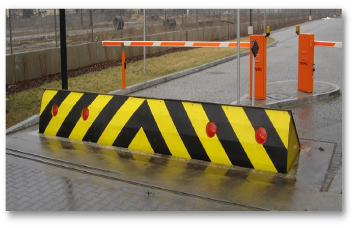 Road blockers, anti ram barriers